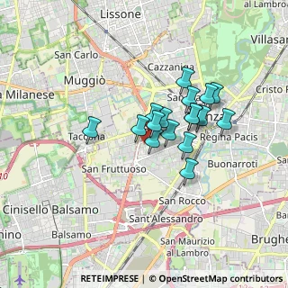 Mappa Via Val Seriana, 20052 Monza MB, Italia (1.24882)