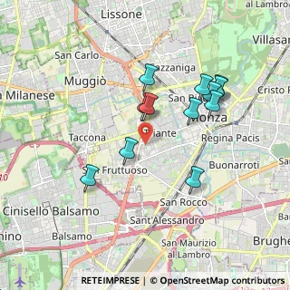 Mappa Via Val Seriana, 20052 Monza MB, Italia (1.69083)