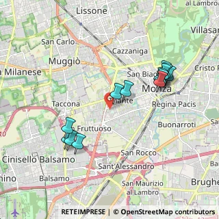 Mappa Via Val Seriana, 20052 Monza MB, Italia (1.91462)