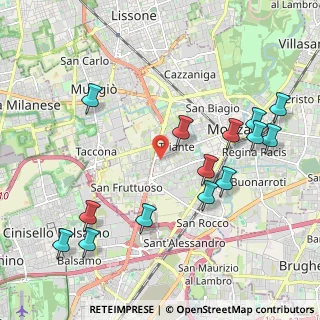 Mappa Via Val Seriana, 20052 Monza MB, Italia (2.34143)