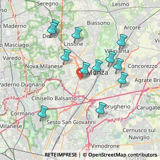 Mappa Via Val Seriana, 20052 Monza MB, Italia (3.90917)