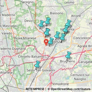 Mappa Via Val Seriana, 20052 Monza MB, Italia (3.18917)