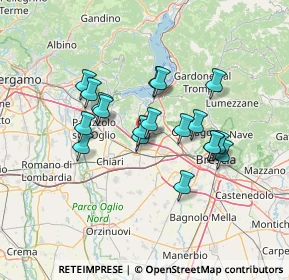 Mappa Via Prospero Rizzini, 25046 Cazzago San Martino BS, Italia (11.32842)