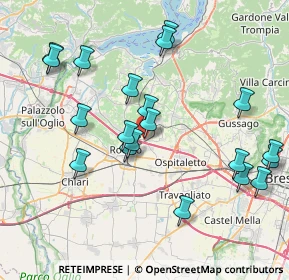 Mappa Via Prospero Rizzini, 25046 Cazzago San Martino BS, Italia (8.3285)