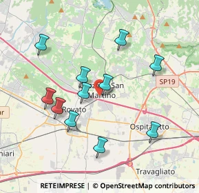 Mappa Via Prospero Rizzini, 25046 Cazzago San Martino BS, Italia (3.58727)