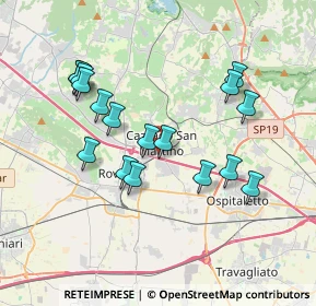 Mappa Via Prospero Rizzini, 25046 Cazzago San Martino BS, Italia (3.53235)