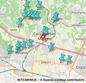 Mappa Via Prospero Rizzini, 25046 Cazzago San Martino BS, Italia (2.17)