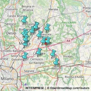 Mappa Via Omate Manzoni, 20864 Agrate Brianza MB, Italia (6.57313)