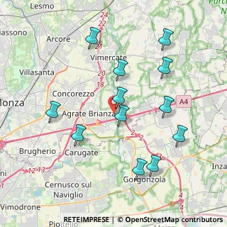 Mappa Via Omate Manzoni, 20864 Agrate Brianza MB, Italia (4.00333)