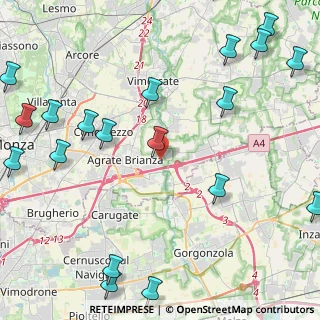 Mappa Via Omate Manzoni, 20864 Agrate Brianza MB, Italia (6.306)