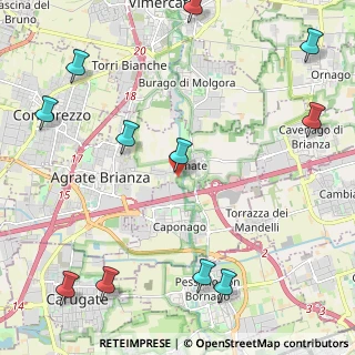 Mappa Via Omate Manzoni, 20864 Agrate Brianza MB, Italia (3.03)
