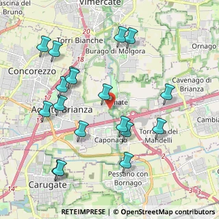 Mappa Via Omate Manzoni, 20864 Agrate Brianza MB, Italia (2.22778)