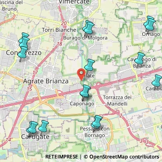 Mappa Via Omate Manzoni, 20864 Agrate Brianza MB, Italia (2.96647)