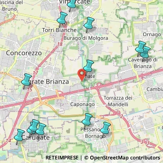Mappa Via Omate Manzoni, 20864 Agrate Brianza MB, Italia (3.18462)