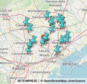 Mappa SR 245, 30037 Scorzè VE, Italia (11.921)