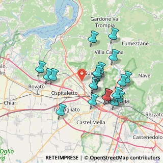 Mappa Piazza Cascina Moie, 25050 Castegnato BS, Italia (6.8345)