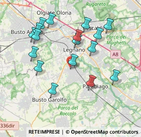 Mappa Vicolo della Rosa, 20034 San Giorgio su Legnano MI, Italia (3.9)