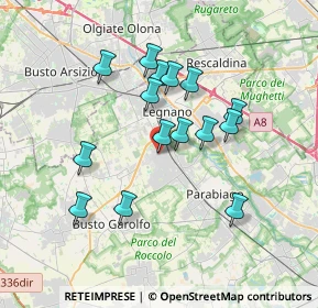 Mappa Vicolo della Rosa, 20034 San Giorgio su Legnano MI, Italia (3.14067)