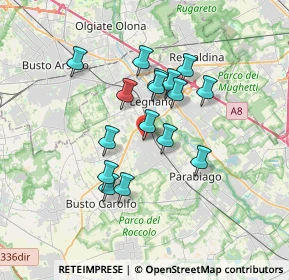 Mappa Vicolo della Rosa, 20034 San Giorgio su Legnano MI, Italia (2.79688)