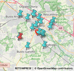 Mappa Vicolo della Rosa, 20034 San Giorgio su Legnano MI, Italia (2.87111)