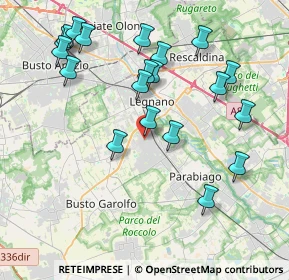 Mappa Vicolo della Rosa, 20034 San Giorgio su Legnano MI, Italia (4.2415)