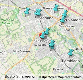 Mappa Vicolo della Rosa, 20034 San Giorgio su Legnano MI, Italia (1.89636)