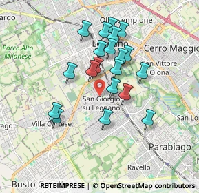 Mappa Vicolo della Rosa, 20034 San Giorgio su Legnano MI, Italia (1.5305)