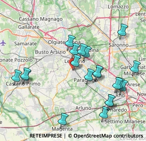 Mappa Vicolo della Rosa, 20034 San Giorgio su Legnano MI, Italia (8.3035)