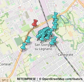 Mappa Vicolo della Rosa, 20034 San Giorgio su Legnano MI, Italia (0.4165)