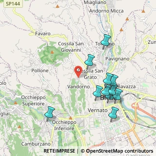 Mappa Strada del Barazzetto Vandorno, 13900 Biella BI, Italia (2.03636)