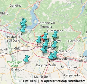 Mappa Via Donatori di Sangue, 25064 Piazza BS, Italia (11.03929)