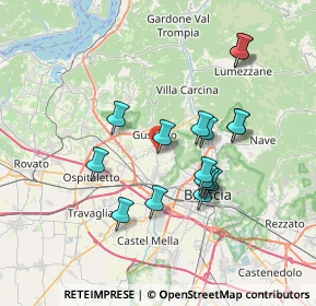 Mappa Via Donatori di Sangue, 25064 Piazza BS, Italia (6.46625)