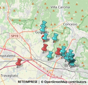 Mappa Via Donatori di Sangue, 25064 Piazza BS, Italia (4.04235)