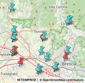 Mappa Via Donatori di Sangue, 25064 Piazza BS, Italia (5.25579)