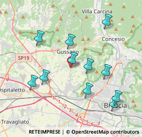 Mappa Via Donatori di Sangue, 25064 Piazza BS, Italia (3.89818)