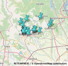 Mappa Borgo Sala, 13836 Cossato BI, Italia (9.16)