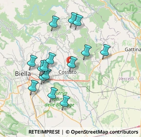 Mappa Borgo Sala, 13836 Cossato BI, Italia (7.20067)