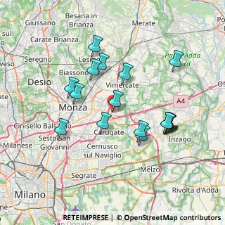 Mappa Via Giovane Italia, 20864 Agrate Brianza MB, Italia (6.94647)