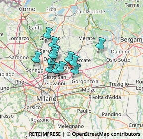 Mappa Via Massimo D'Azeglio, 20863 Concorezzo MB, Italia (9.03846)