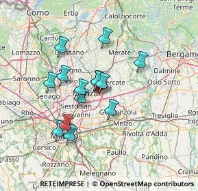 Mappa Via Massimo D'Azeglio, 20863 Concorezzo MB, Italia (10.596)