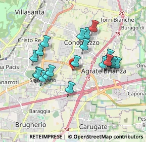 Mappa Via Massimo D'Azeglio, 20863 Concorezzo MB, Italia (1.679)