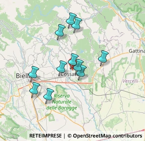 Mappa Via XXV Aprile, 13836 Biella BI, Italia (6.01909)