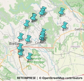 Mappa Via XXV Aprile, 13836 Biella BI, Italia (6.6975)