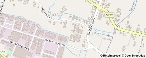 Mappa Santa Giustina in Colle