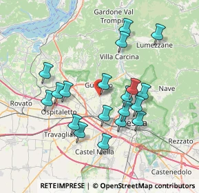 Mappa Via Trieste, 25064 Gussago BS, Italia (6.84105)