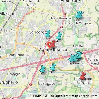 Mappa Via Salvo d'Acquisto, 20864 Agrate Brianza MB, Italia (2.25167)
