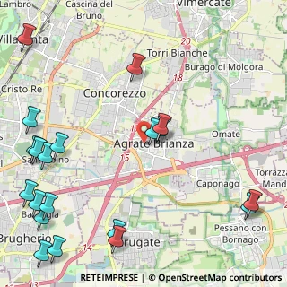 Mappa Via Salvo d'Acquisto, 20864 Agrate Brianza MB, Italia (3.158)