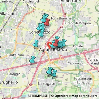Mappa Via Salvo d'Acquisto, 20864 Agrate Brianza MB, Italia (1.5145)