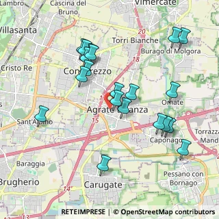 Mappa Via Salvo d'Acquisto, 20864 Agrate Brianza MB, Italia (2.002)
