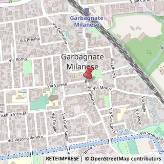 Mappa Via Varese, 1, 20024 Garbagnate Milanese, Milano (Lombardia)